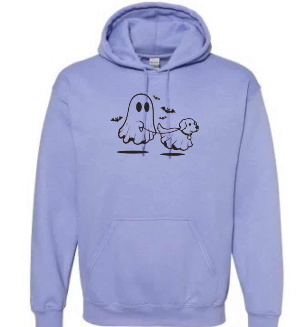 Ghost Walking His Dog