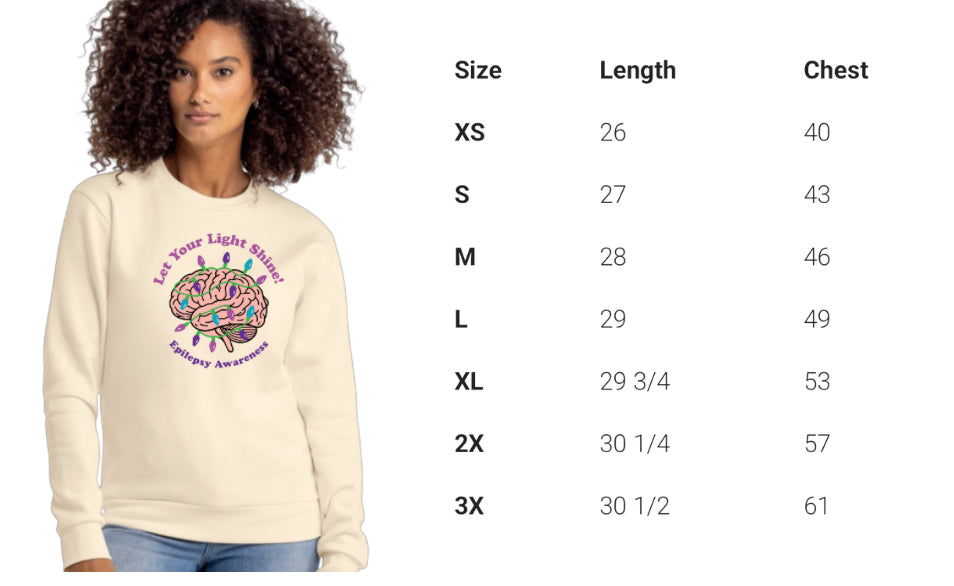 Let Your Light Shine Crewneck Sweatshirt