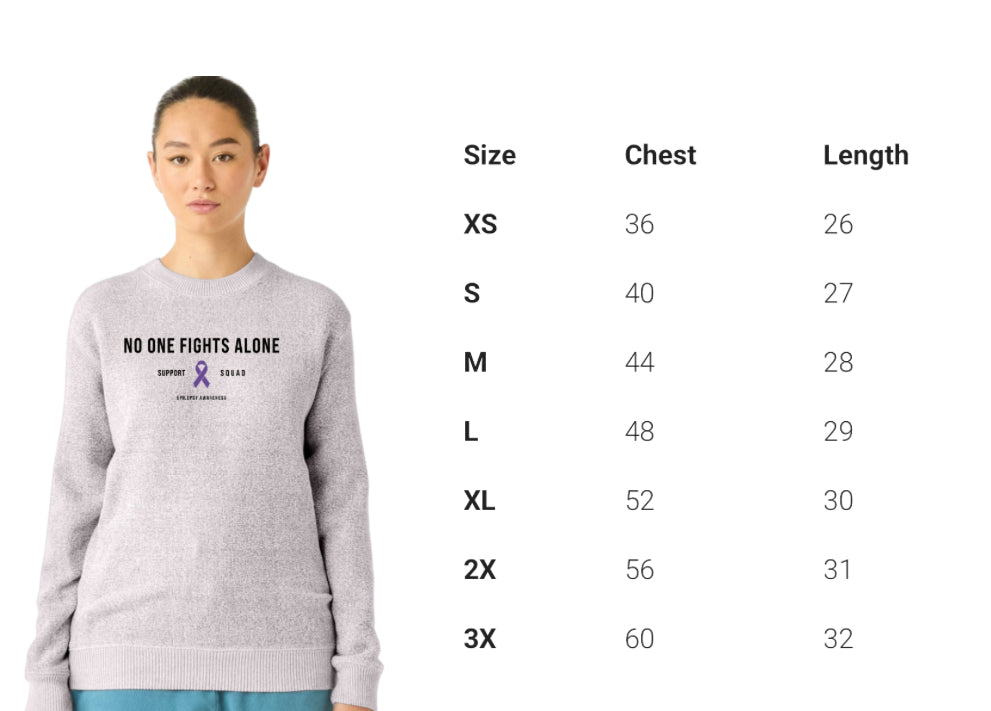 No One Fights Alone Crewneck Sweatshirt