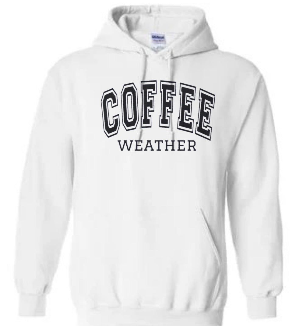 Coffee Weather Puff Print Sweatshirt