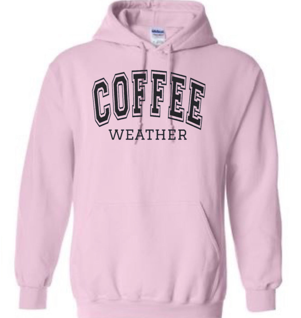 Coffee Weather Puff Print Sweatshirt