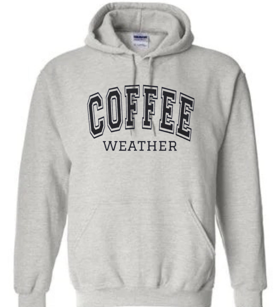 Coffee Weather Puff Print Sweatshirt