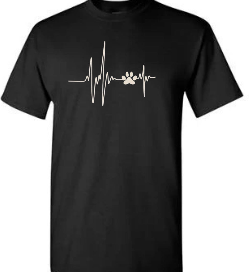 Love Dogs Heartbeat shirt