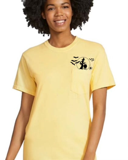 Witches Brew Comfort Color Pocket T-shirt