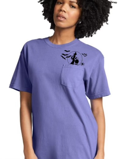 Witches Brew Comfort Color Pocket T-shirt