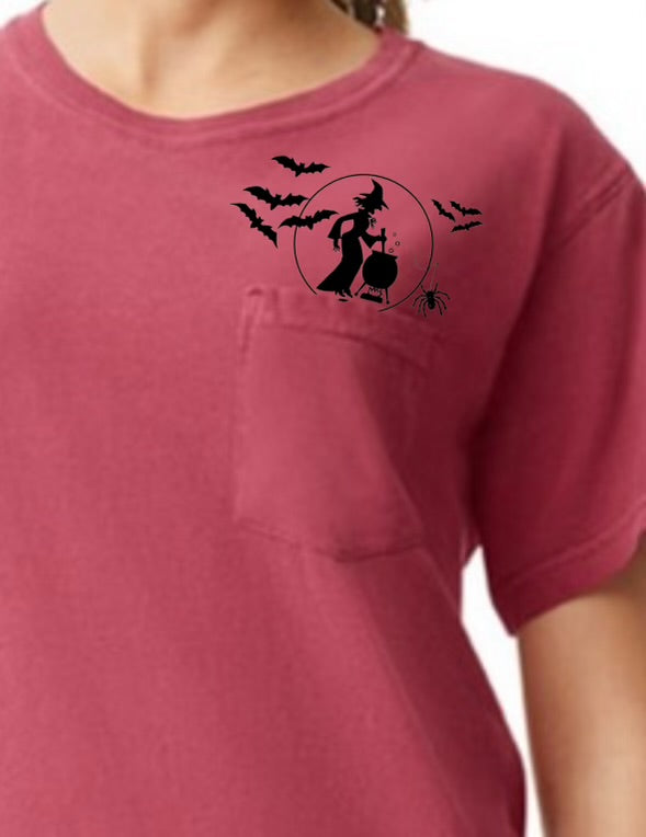 Witches Brew Comfort Color Pocket T-shirt