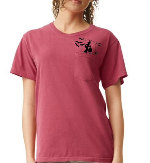 Witches Brew Comfort Color Pocket T-shirt