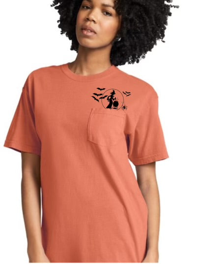 Witches Brew Comfort Color Pocket T-shirt