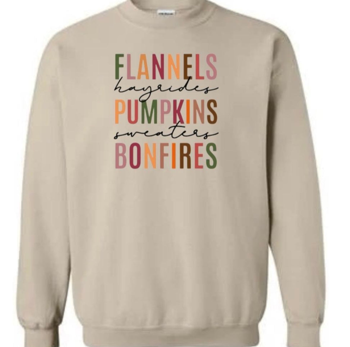 Flannels, Hayrides, Pumpkins, Sweaters,  Bonfires