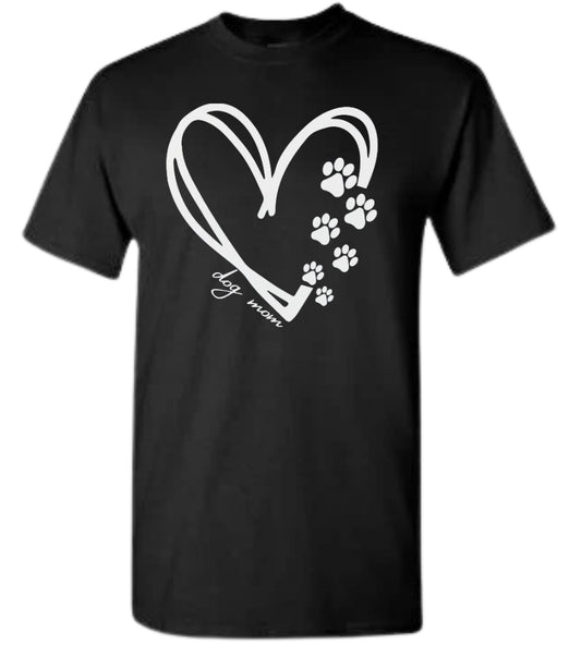 Dog mom- with the heart