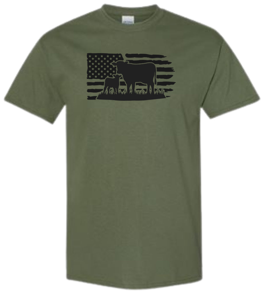 American Flag Cow