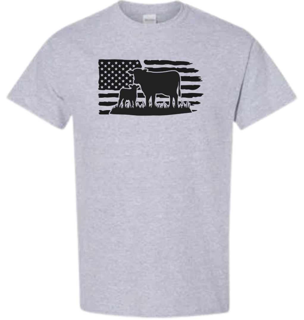 American Flag Cow
