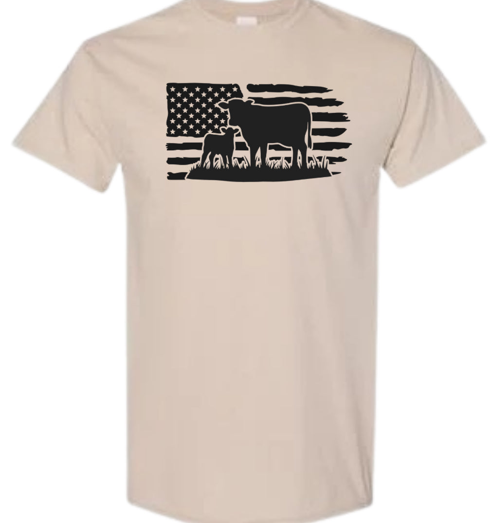 American Flag Cow