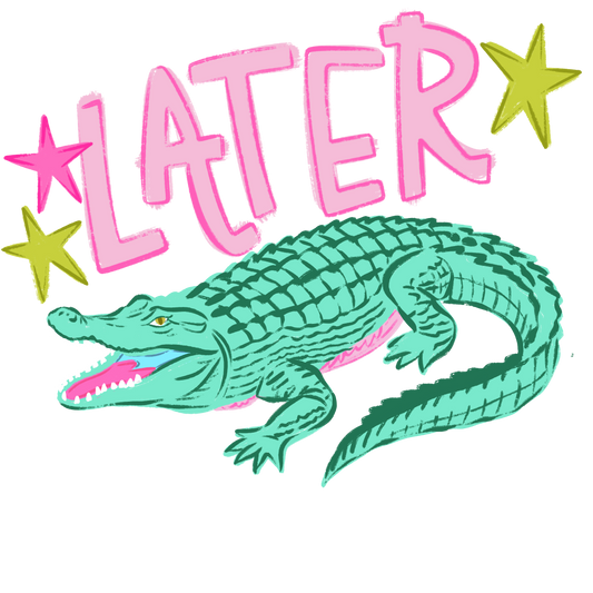 Later Gator, after while crocodile T-shirt