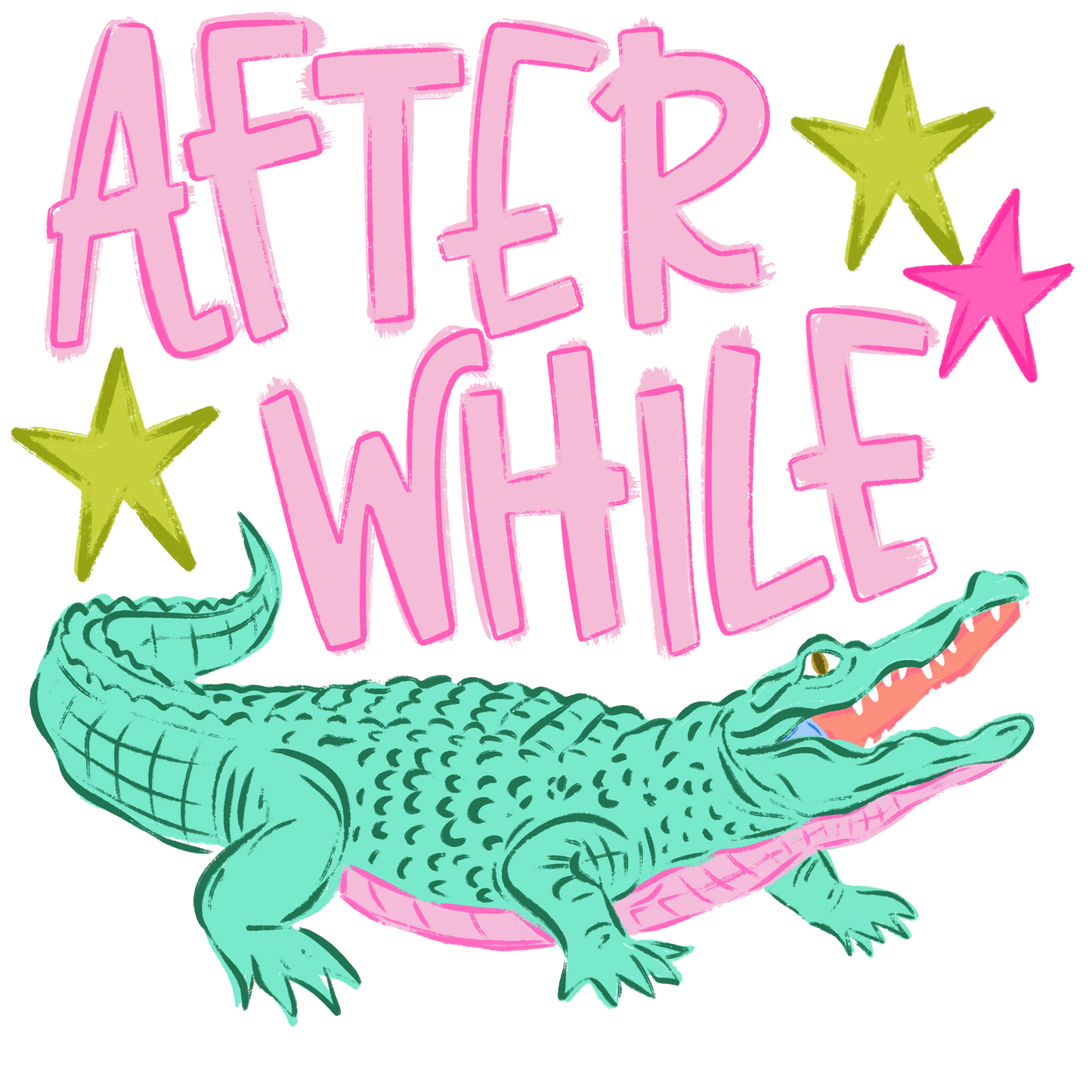 Later Gator, after while crocodile T-shirt