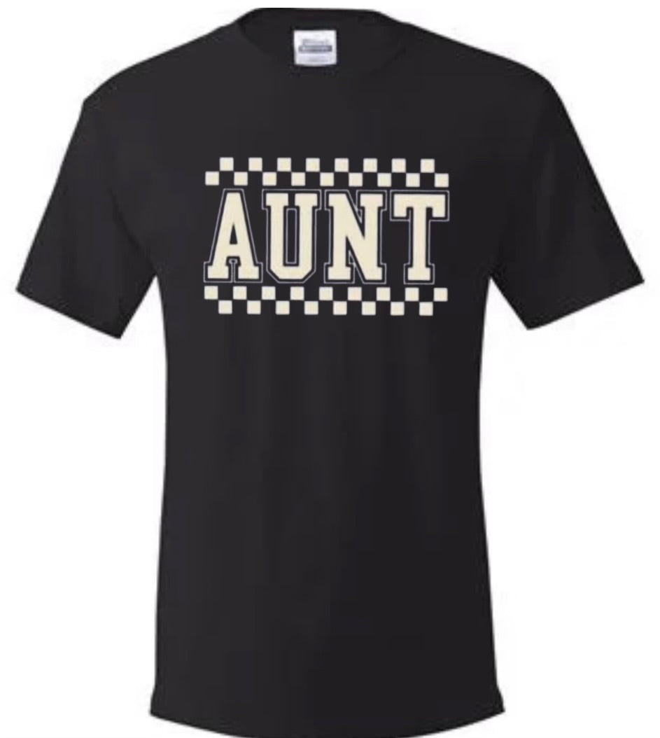 Checkered Aunt Shirt