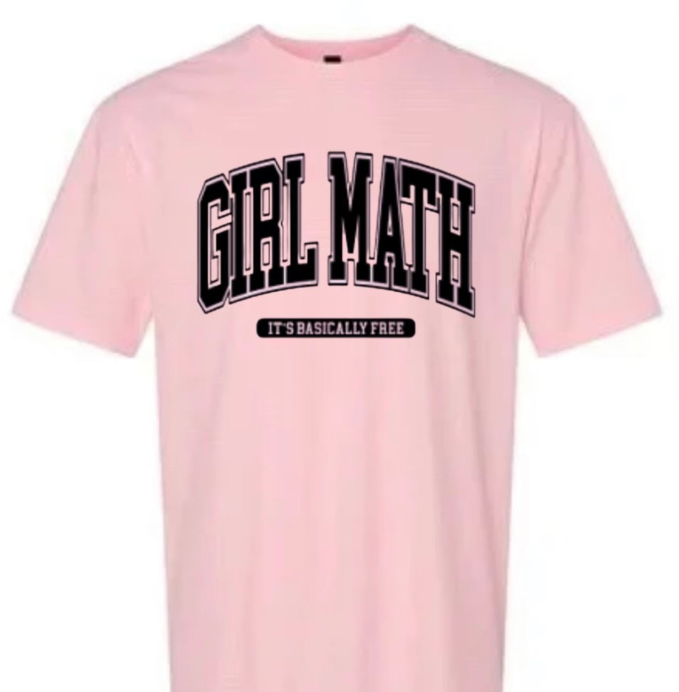 Girl Math Shirt