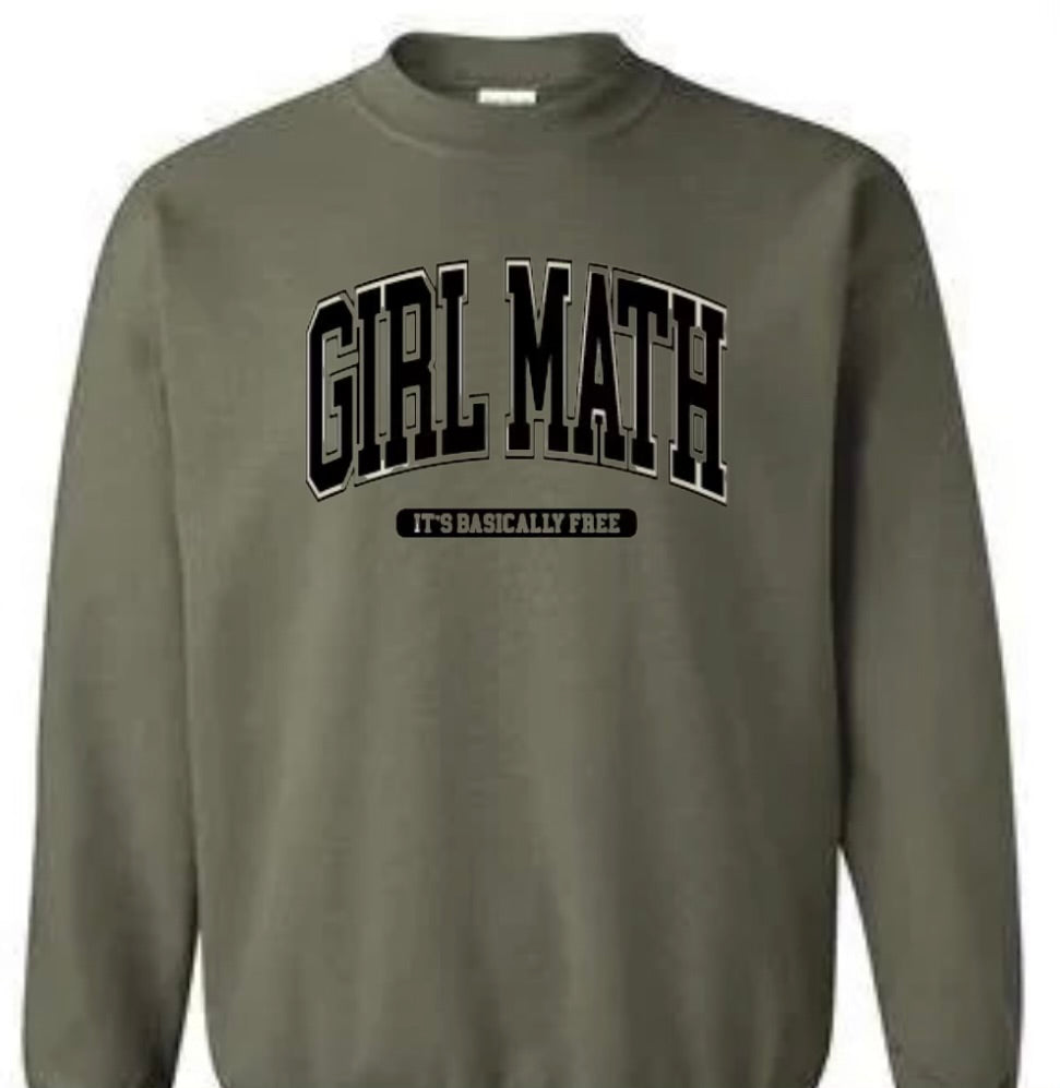 Girl Math Sweatshirt