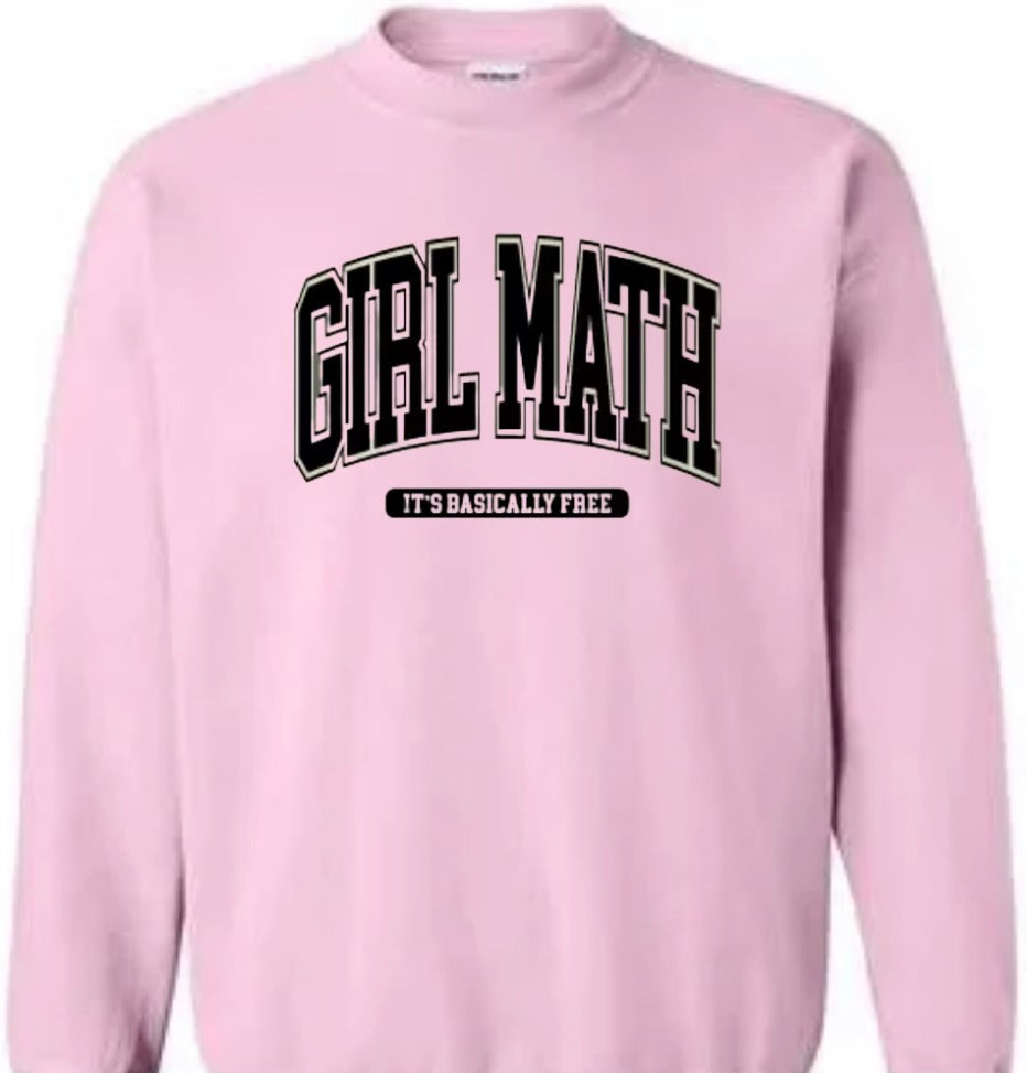 Girl Math Sweatshirt