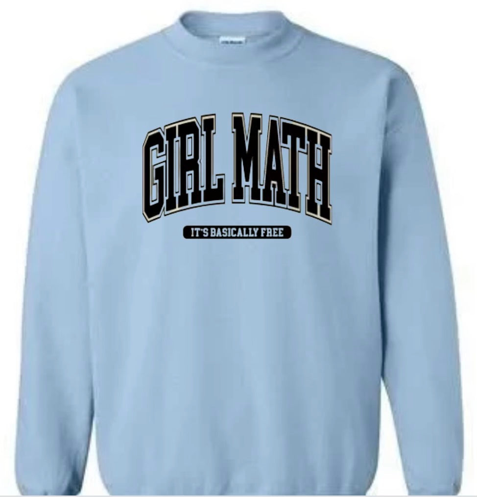 Girl Math Sweatshirt