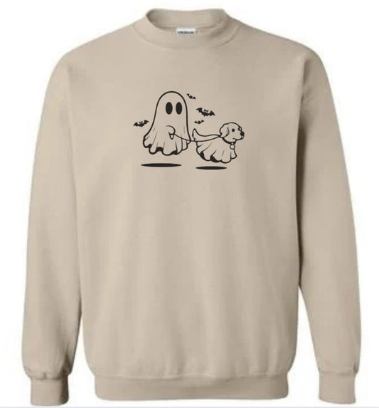 Ghost Walking His Dog