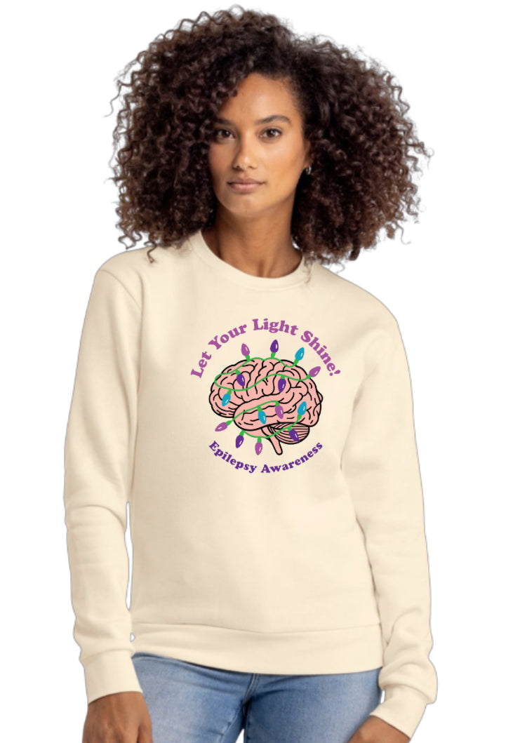 Let Your Light Shine  Crewneck Sweatshirt