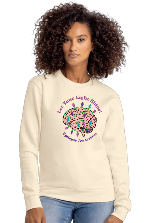 Let Your Light Shine  Crewneck Sweatshirt