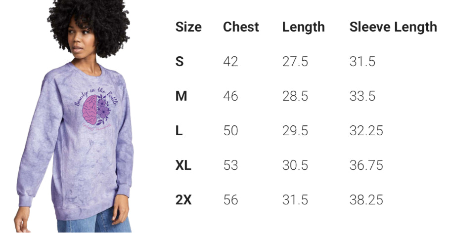 Beauty In The Battle Crewneck Sweatshirt