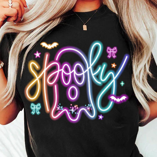 Neon Spooky Ghost
